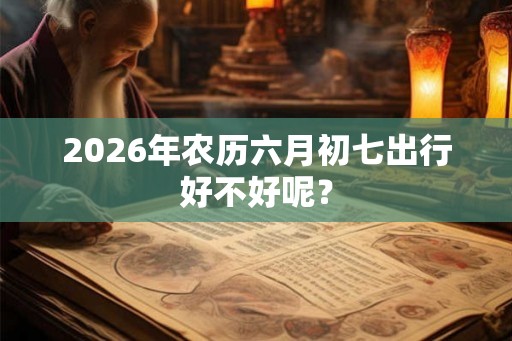 2026年农历六月初七出行好不好呢？