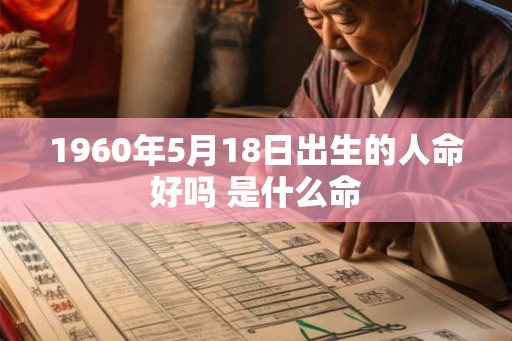 1960年5月18日出生的人命好吗 是什么命