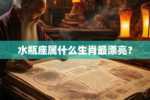 水瓶座属什么生肖最漂亮？