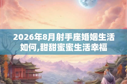 2026年8月射手座婚姻生活如何,甜甜蜜蜜生活幸福 2026年8月射手座婚姻生活如何,甜甜蜜蜜生活幸福