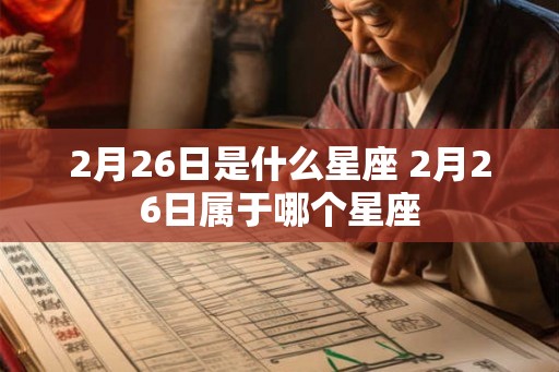 2月26日是什么星座 2月26日属于哪个星座