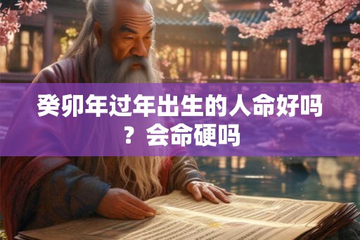 癸卯年过年出生的人命好吗？会命硬吗