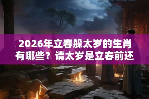 2026年立春躲太岁的生肖有哪些？请太岁是立春前还是立春后？