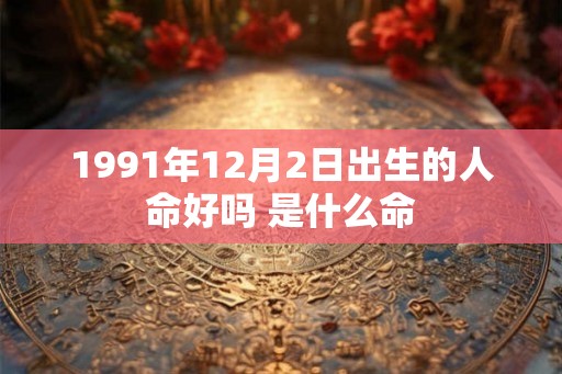 1991年12月2日出生的人命好吗 是什么命