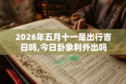 2026年五月十一是出行吉日吗,今日卦象利外出吗