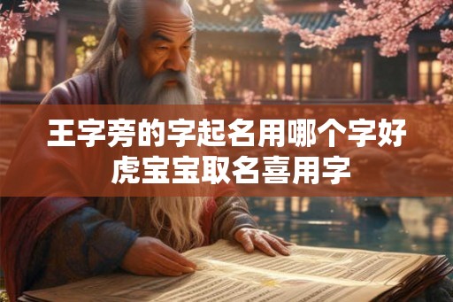 王字旁的字起名用哪个字好 虎宝宝取名喜用字