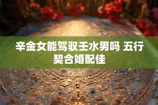 辛金女能驾驭壬水男吗 五行契合婚配佳