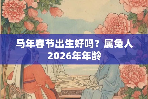 马年春节出生好吗?属兔人2026年年龄 马年春节出生好吗?属兔人2026年年龄