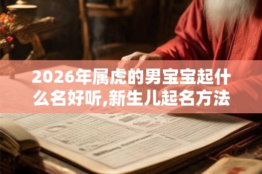 2026年属虎的男宝宝起什么名好听,新生儿起名方法