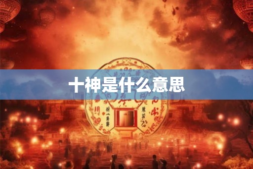 十神是什么意思