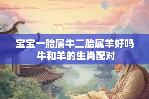 宝宝一胎属牛二胎属羊好吗 牛和羊的生肖配对