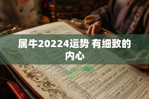 属牛20224运势 有细致的内心