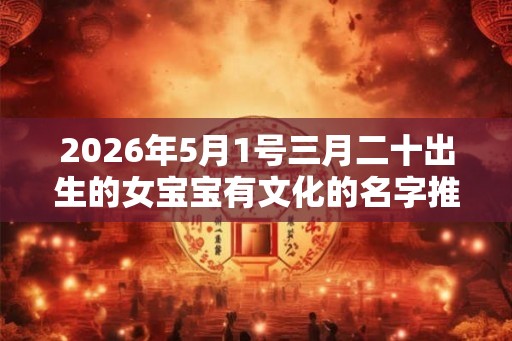 2026年5月1号三月二十出生的女宝宝有文化的名字推荐