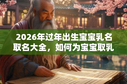 2026年过年出生宝宝乳名取名大全，如何为宝宝取乳名？