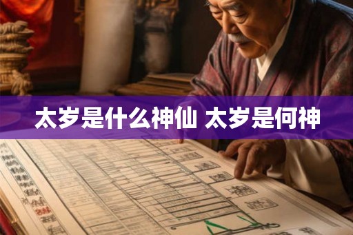 太岁是什么神仙 太岁是何神