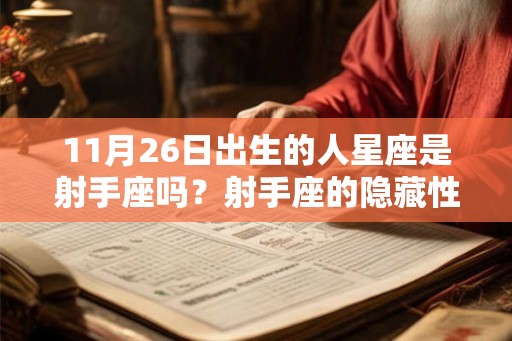 11月26日出生的人星座是射手座吗？射手座的隐藏性格是什么？