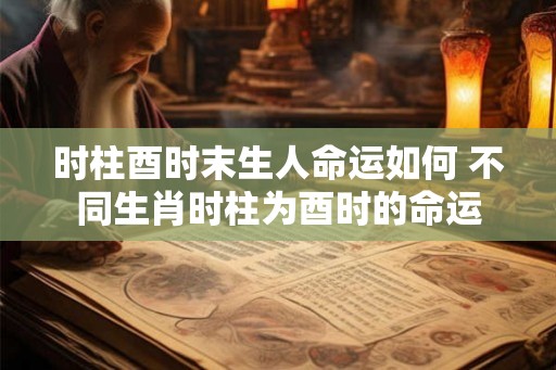 时柱酉时末生人命运如何 不同生肖时柱为酉时的命运