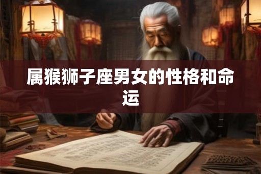 属猴狮子座男女的性格和命运