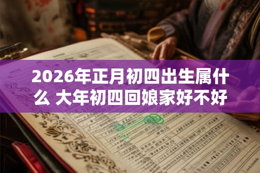 2026年正月初四出生属什么 大年初四回娘家好不好 2026年正月初四出生属什么 大年初四回娘家好不好