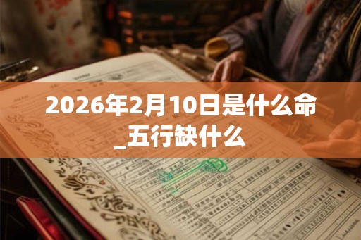2026年2月10日是什么命_五行缺什么