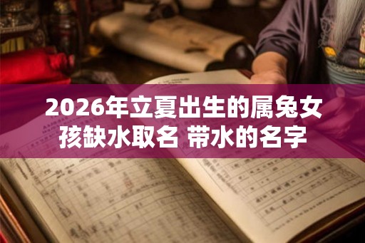 2026年立夏出生的属兔女孩缺水取名 带水的名字