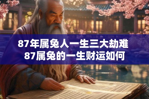 87年属兔人一生三大劫难 87属兔的一生财运如何 87年属兔人一生三大劫难 87属兔的一生财运如何