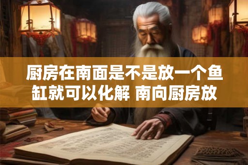 厨房在南面是不是放一个鱼缸就可以化解 南向厨房放鱼缸能否化解风水问题 厨房在南面是不是放一个鱼缸就可以化解 南向厨房放鱼缸能否化解风水问题