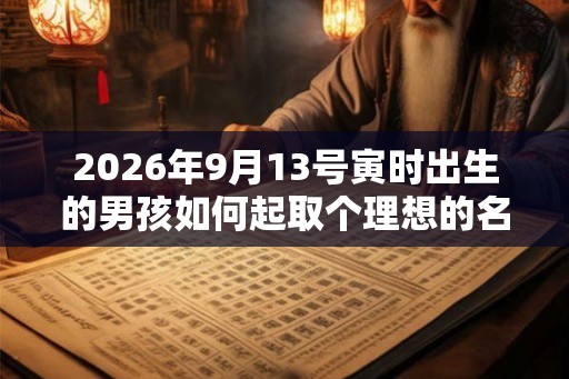 2026年9月13号寅时出生的男孩如何起取个理想的名字及五行