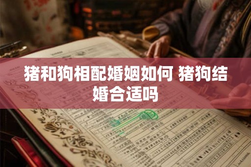 猪和狗相配婚姻如何 猪狗结婚合适吗