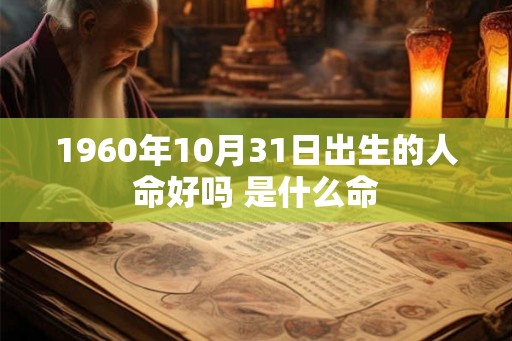 1960年10月31日出生的人命好吗 是什么命 1960年10月31日出生的人命好吗 是什么命
