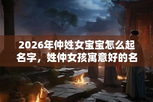 2026年仲姓女宝宝怎么起名字，姓仲女孩寓意好的名字