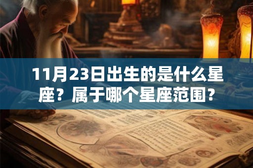 11月23日出生的是什么星座？属于哪个星座范围？