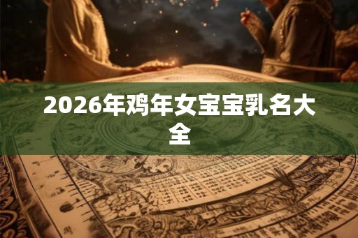2026年鸡年女宝宝乳名大全