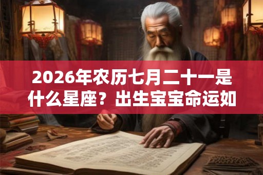 2026年农历七月二十一是什么星座？出生宝宝命运如何？