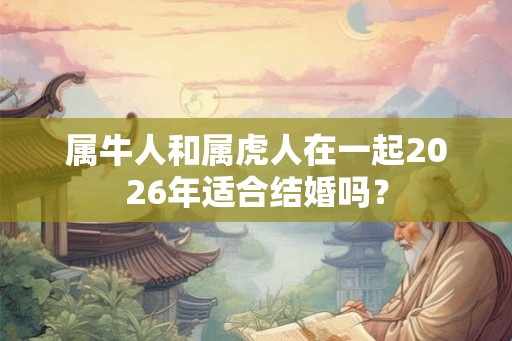 属牛人和属虎人在一起2026年适合结婚吗？
