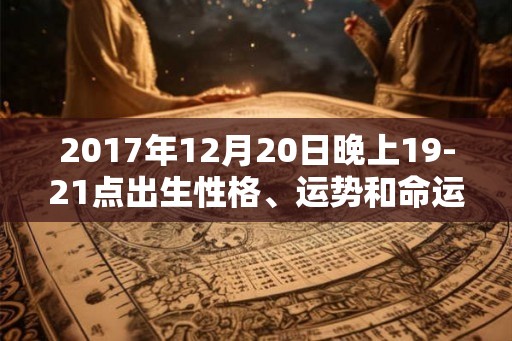 2017年12月20日晚上19-21点出生性格、运势和命运 2017年12月20日晚上19-21点出生性格、运势和命运
