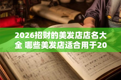 2026招财的美发店店名大全 哪些美发店适合用于2026招财