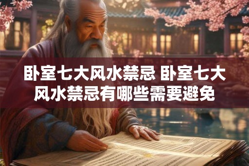 卧室七大风水禁忌 卧室七大风水禁忌有哪些需要避免