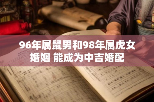 96年属鼠男和98年属虎女婚姻 能成为中吉婚配