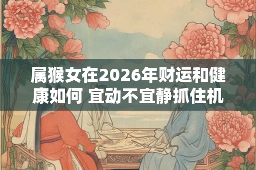 属猴女在2026年财运和健康如何 宜动不宜静抓住机遇