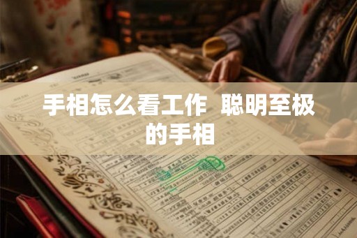 手相怎么看工作  聪明至极的手相
