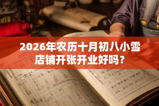 2026年农历十月初八小雪店铺开张开业好吗？