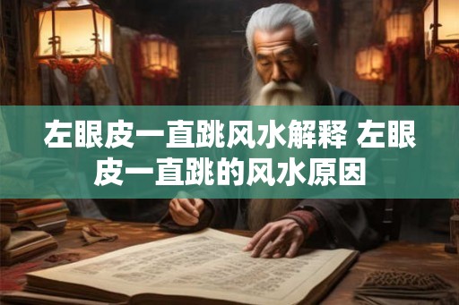 左眼皮一直跳风水解释 左眼皮一直跳的风水原因