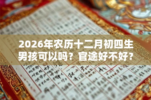 2026年农历十二月初四生男孩可以吗？官途好不好？