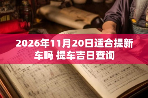 2026年11月20日适合提新车吗 提车吉日查询