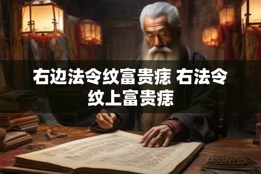 右边法令纹富贵痣 右法令纹上富贵痣 右边法令纹富贵痣 右法令纹上富贵痣