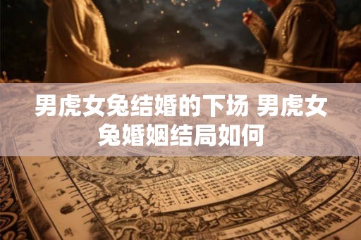 男虎女兔结婚的下场 男虎女兔婚姻结局如何