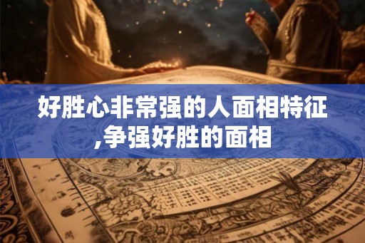 好胜心非常强的人面相特征,争强好胜的面相