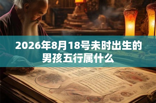 2026年8月18号未时出生的男孩五行属什么 2026年8月18号未时出生的男孩五行属什么
