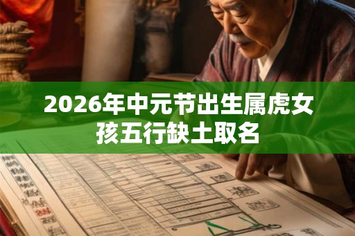 2026年中元节出生属虎女孩五行缺土取名 2026年中元节出生属虎女孩五行缺土取名